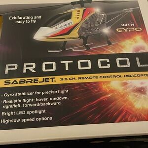 PROTOCOL SABREJET REMOTE CONTROL HELICOPTER, NIB
